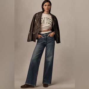 PAIGE SASHA HIGH-RISE WIDE-LEG JEANS NWT 32 $279+